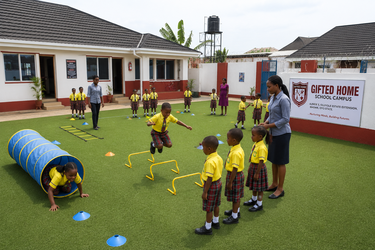 Students learning